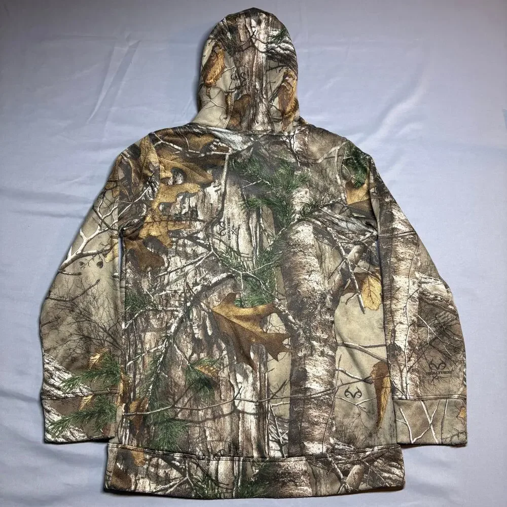 Kids Carhartt real tree camo hoodie